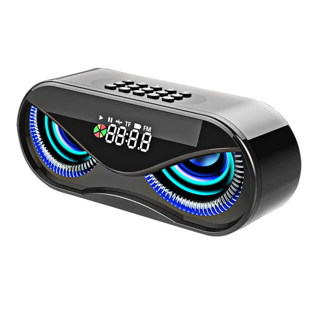 M6 Owl Design Bluetooth LED Flash Wireless Loudspeaker