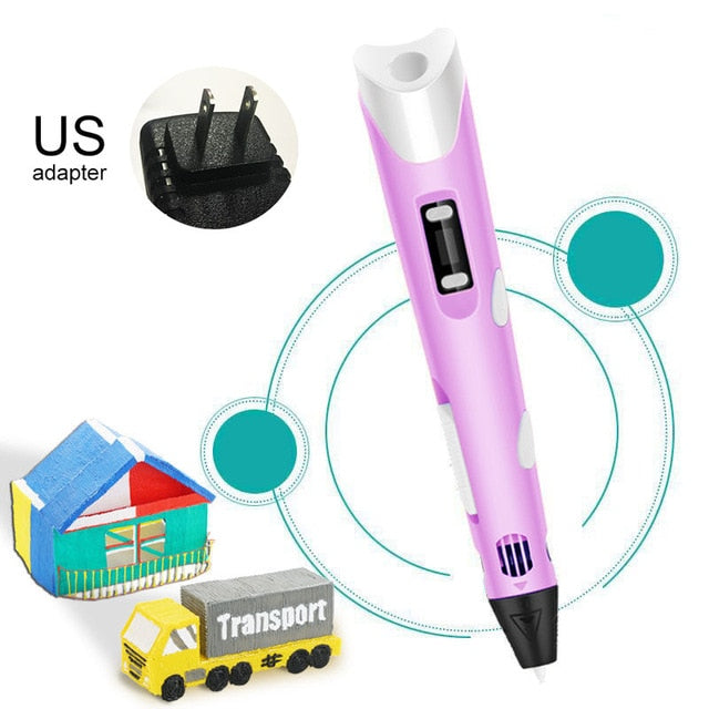 3D LED Printing Pens For Creativity and Education Toy
