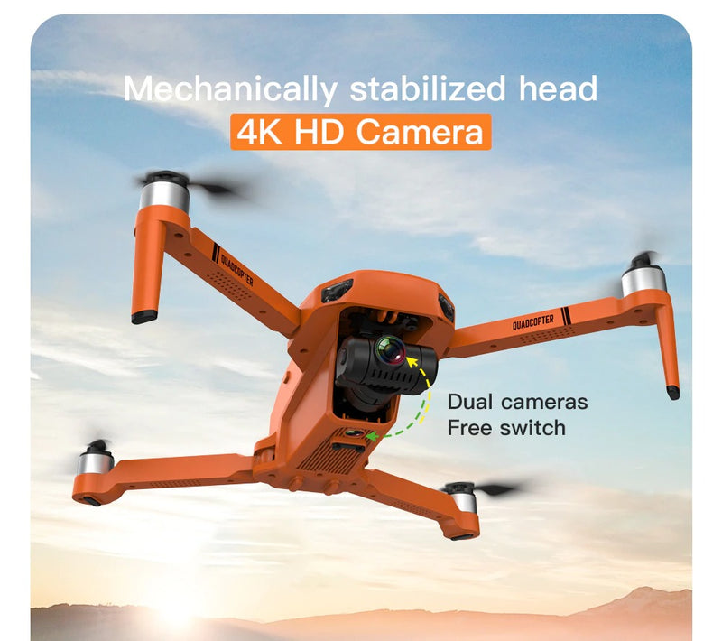 2021 New GPS Drone 4k Profesional 8K HD Camera 2-Axis Gimbal Anti-Shake Aerial Photography Brushless Foldable Quadcopter