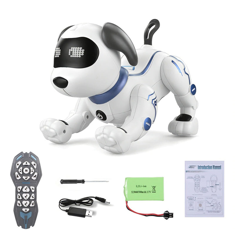 Electronic Animal Pets RC Robot Dog Voice Remote Control Toys