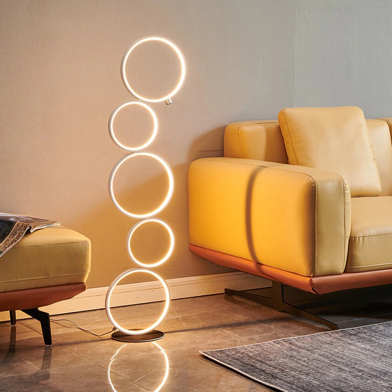 Led Floor Lamp Metal Iron Nordic Decoration For Living Room