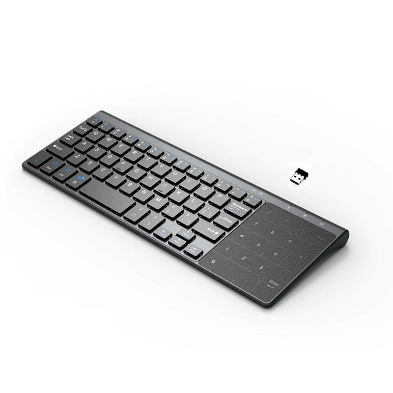 Mini 2.4G Wireless Mini Keyboard With Numpad Touchpad For Windows PC 59 Keys Mac Computer Peripherals Latest Keyboards