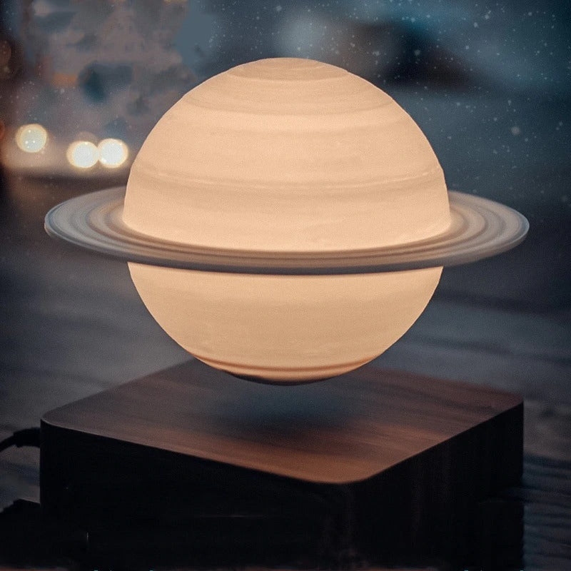Creative 3D Magnetic Levitation Moon Lamp Rotating Led Floating Moon Light Home Decoration