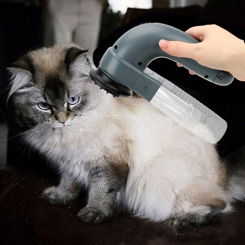 House Pets Practical Electric Animals Hair Comb Pet Grooming Brush Device Vacuum Fur Cleaner