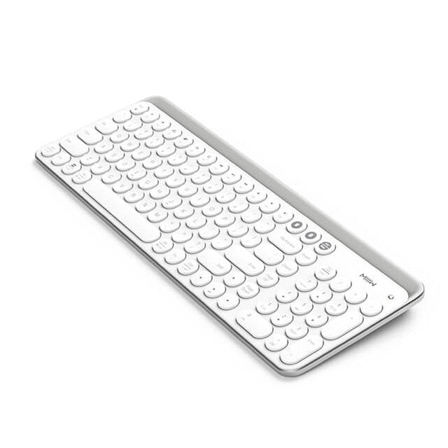 Bluetooth Dual Mode Keyboard 104 Keys 2.4GHz MultiSystem Compatible Wireless Portable Keyboard
