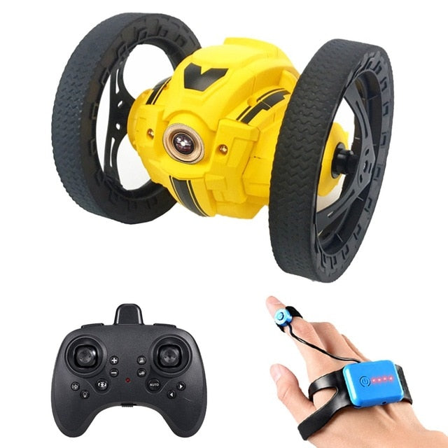 RC Remote Control Stunt Watch Control 360° Rotation Bouncing 2WD 2.4Ghz Car Toys