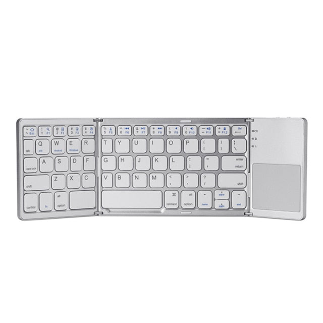 Ultra-thin Tri-fold Folding Touch Keyboard