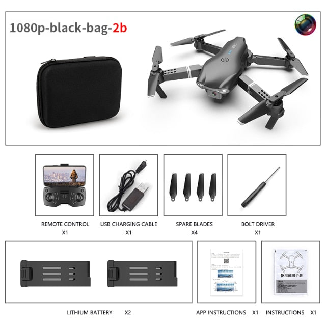 2021 New S602 Rc Drone 4K HD Dual Camera Professional Aerial Photography WIFI FPV Foldable Quadcopter