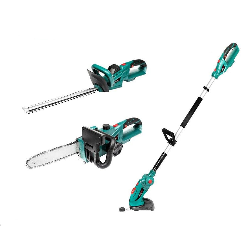 Electric Hedge Trimmer 20V Cordless Pruning Shears Grass Trimmer Chain Saw Garden Bare Tools
